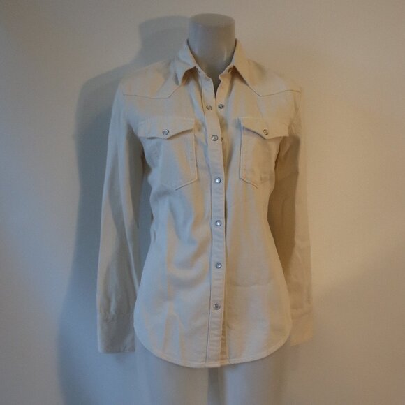 rag & bone Tops - NWT Womens Rag & Bone Cream Button Down Shirt S